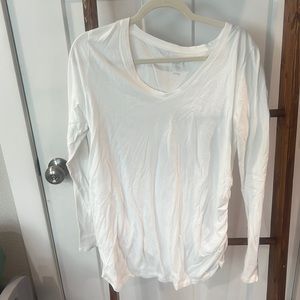 White Isabel maternity shirt